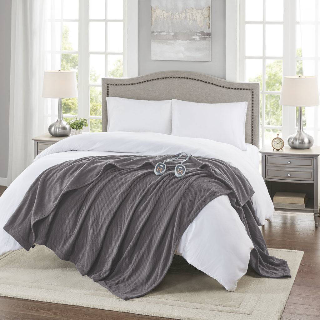 Beautyrest Electric Micro Fleece Heated Blanket - Growtochoice LLC
