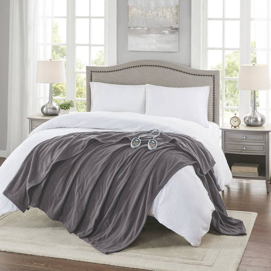 Beautyrest Electric Micro Fleece Heated Blanket - Growtochoice LLC