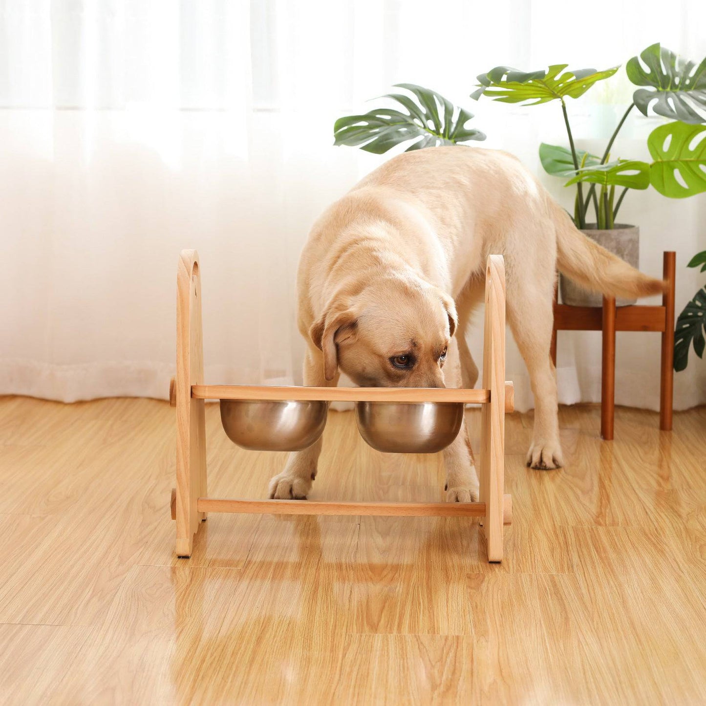 Adjustable Height Raised Dog Feeder - Stylish Elevated Bowls for Medium to Large Dogs, Perfect for Food and Water - Growtochoice LLC