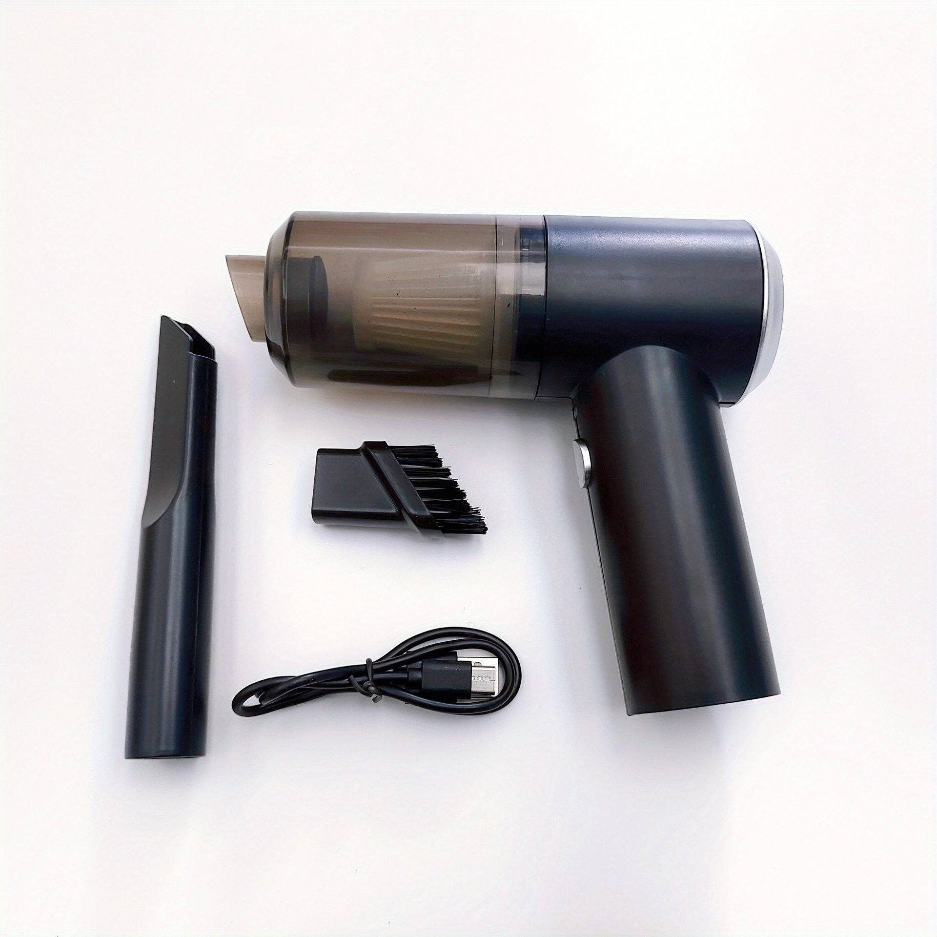 Handheld High Power Cordless Car Vacuum Cleaner - Portable and Rechargeable, Perfect for Easy Cleaning of Car Interior, Desktop, Sofa, Keyboard, Drawer, Crevices, and Small Spaces. - Growtochoice LLC