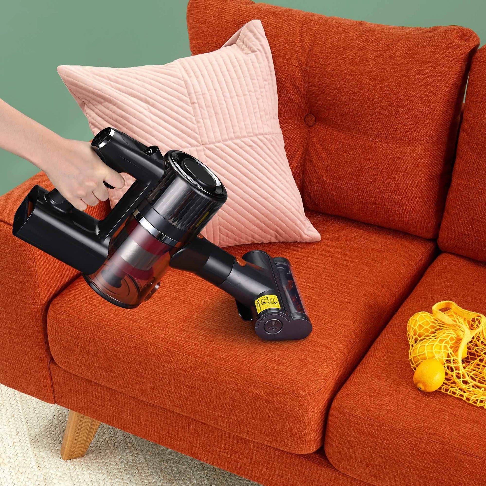 Whall Cordless Stick Vacuum Cleaner - Powerful 25kPa Suction, 4-in-1 Foldable Design, 200W Brushless Motor, 40 Minutes Runtime, Lightweight Handheld Vacuum for Home, Hard Floor, Carpet, and Pet Hair. - Growtochoice LLC