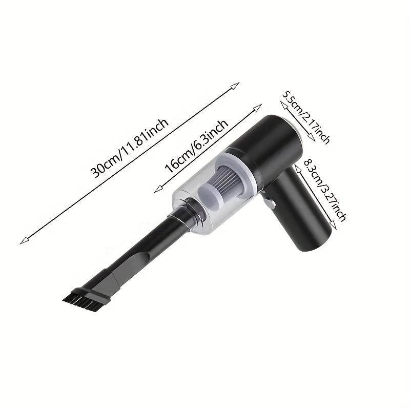Handheld High Power Cordless Car Vacuum Cleaner - Portable and Rechargeable, Perfect for Easy Cleaning of Car Interior, Desktop, Sofa, Keyboard, Drawer, Crevices, and Small Spaces. - Growtochoice LLC