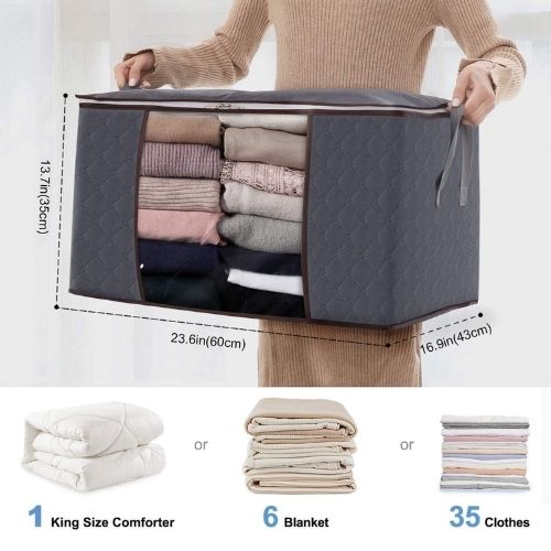 Amazing Set Of 3 Clothes Storage Bags - Growtochoice LLC