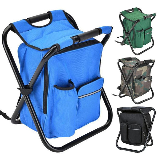 Folding Stool Backpack Camping Seat - Growtochoice LLC