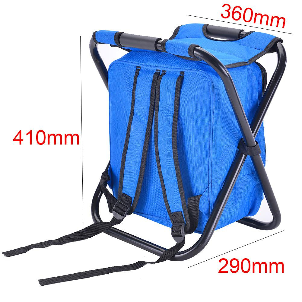 Folding Stool Backpack Camping Seat - Growtochoice LLC