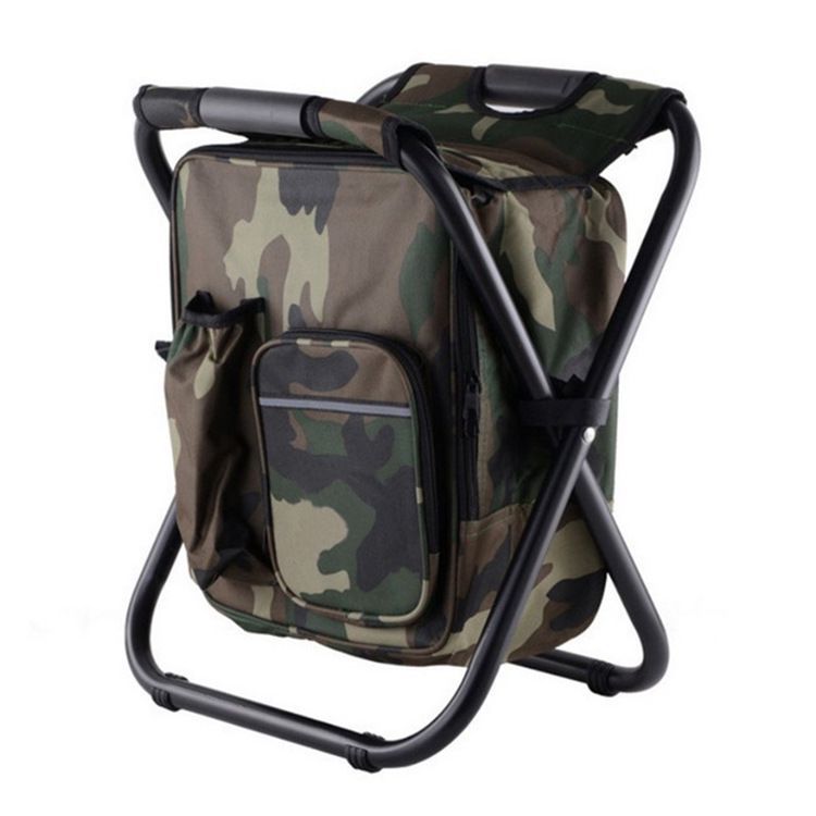 Folding Stool Backpack Camping Seat - Growtochoice LLC