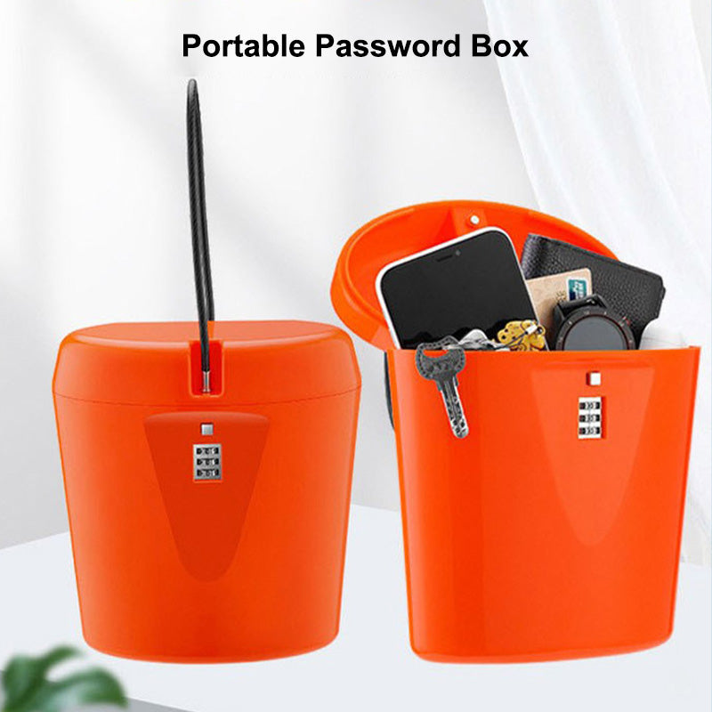 Portable Safe Box 2L 3-Digit Combination Lock - Growtochoice LLC