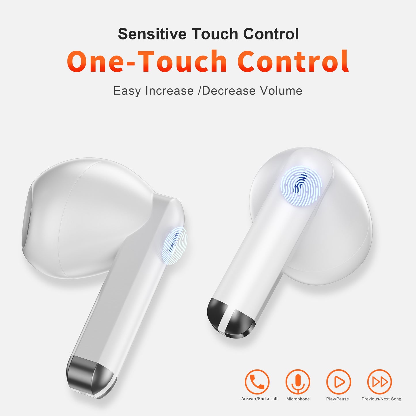 Wireless Earphones QERE E28 NEW TWS Bluetooth 5.3 HD Microphone HIFI Headphone 13mm Driver Low Latency gaming waterproof Earbud - Growtochoice LLC