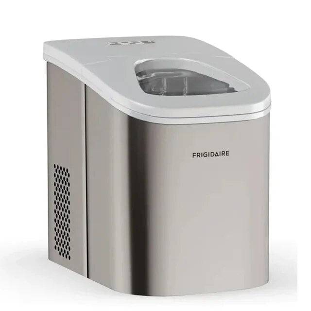 26 lb. Countertop Ice Maker, Black/ Stainless Steel - Growtochoice LLC