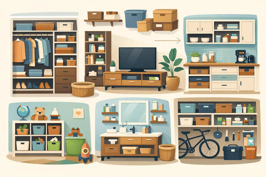 Home Storage Solutions Guide for Every Room