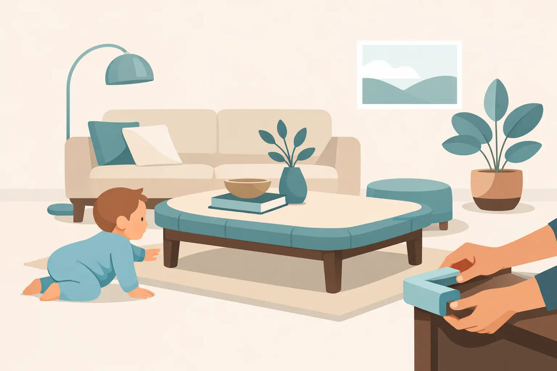 How to Babyproof Coffee Tables Without Clutter