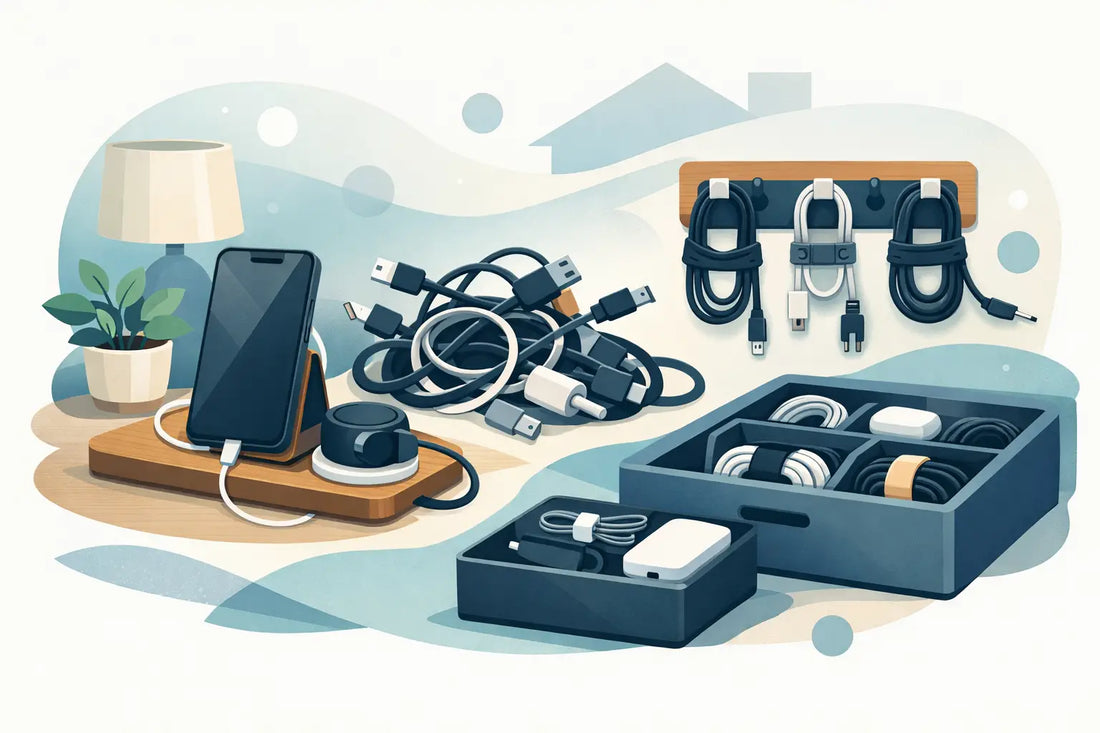 How to Organize Charging Cables at Home