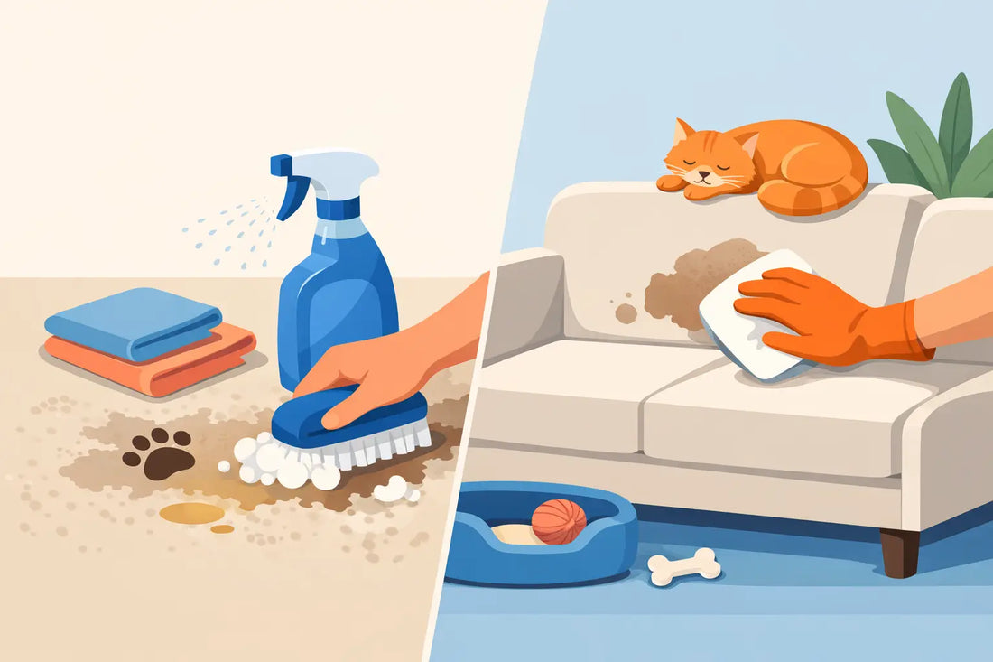 How to Remove Pet Stains From Carpet and Furniture