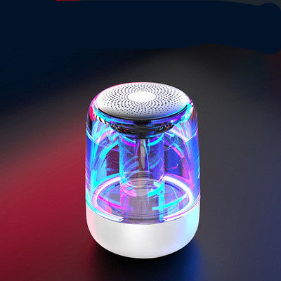 **Portable Bluetooth Speaker with Bass & LED Lights**