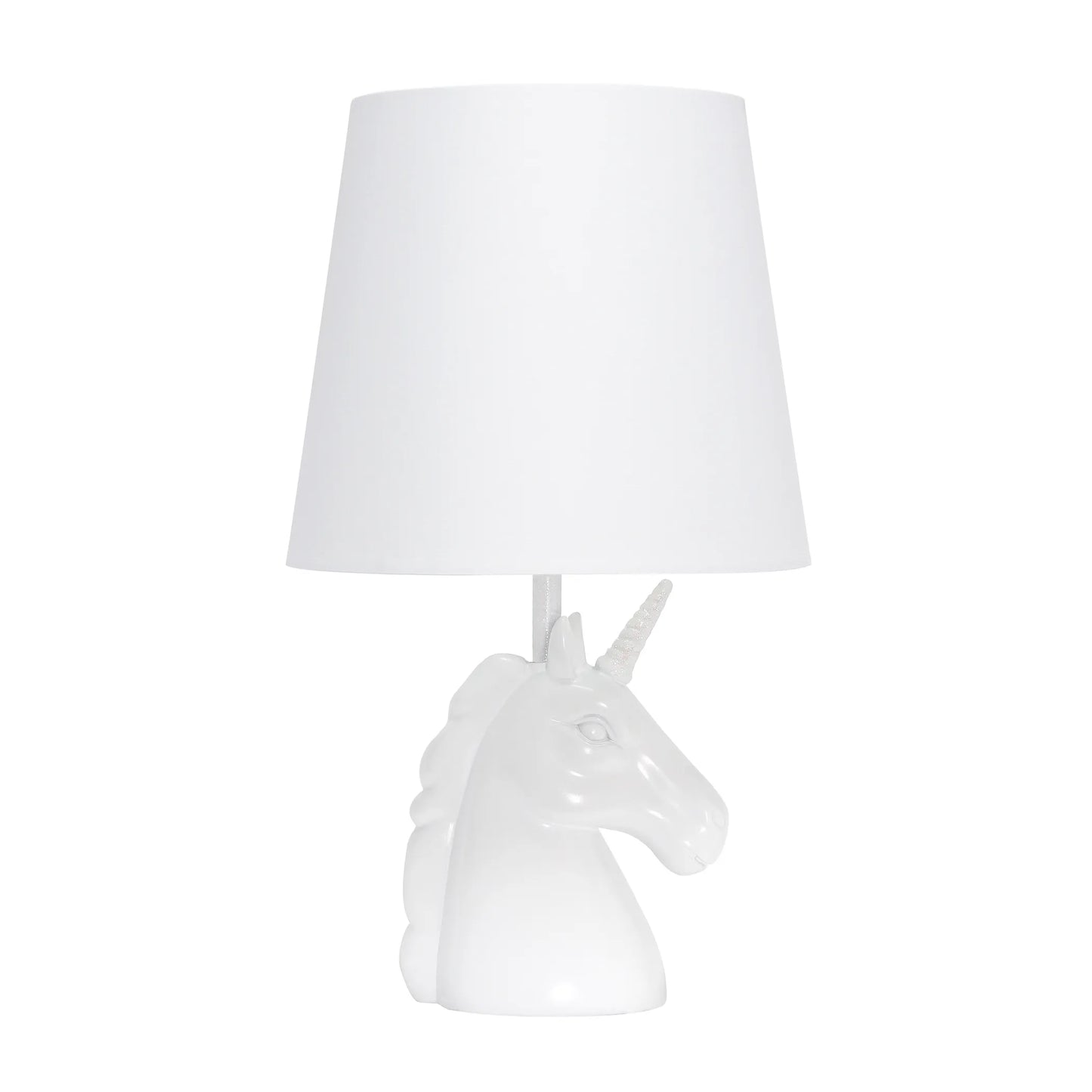 "Enchanting Sparkling Unicorn Table Lamp by Simple Designs - Magical Kids Room Lighting"