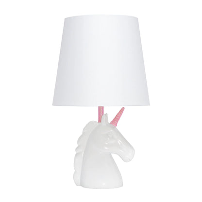 "Enchanting Sparkling Unicorn Table Lamp by Simple Designs - Magical Kids Room Lighting"