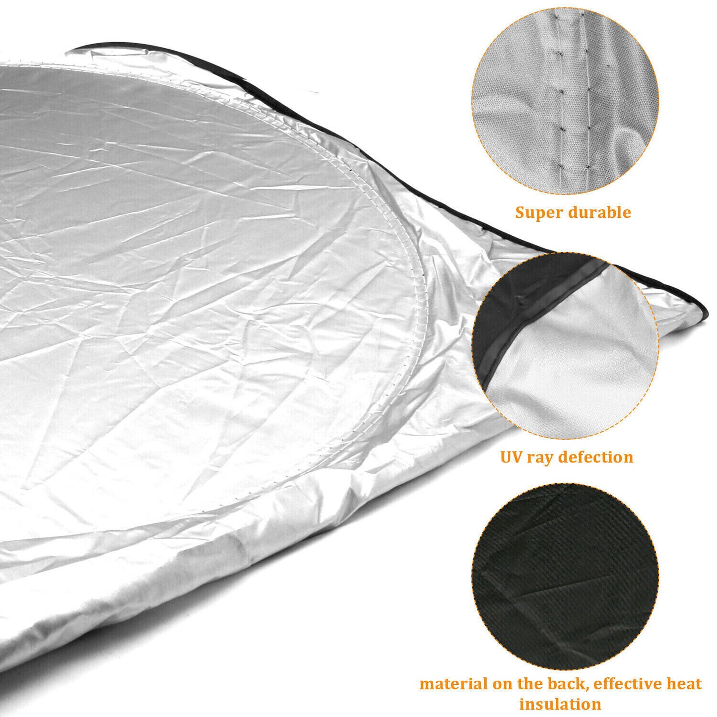Foldable Car Front Rear Window Windshield Sun Shade Shield Cover Visor UV Block