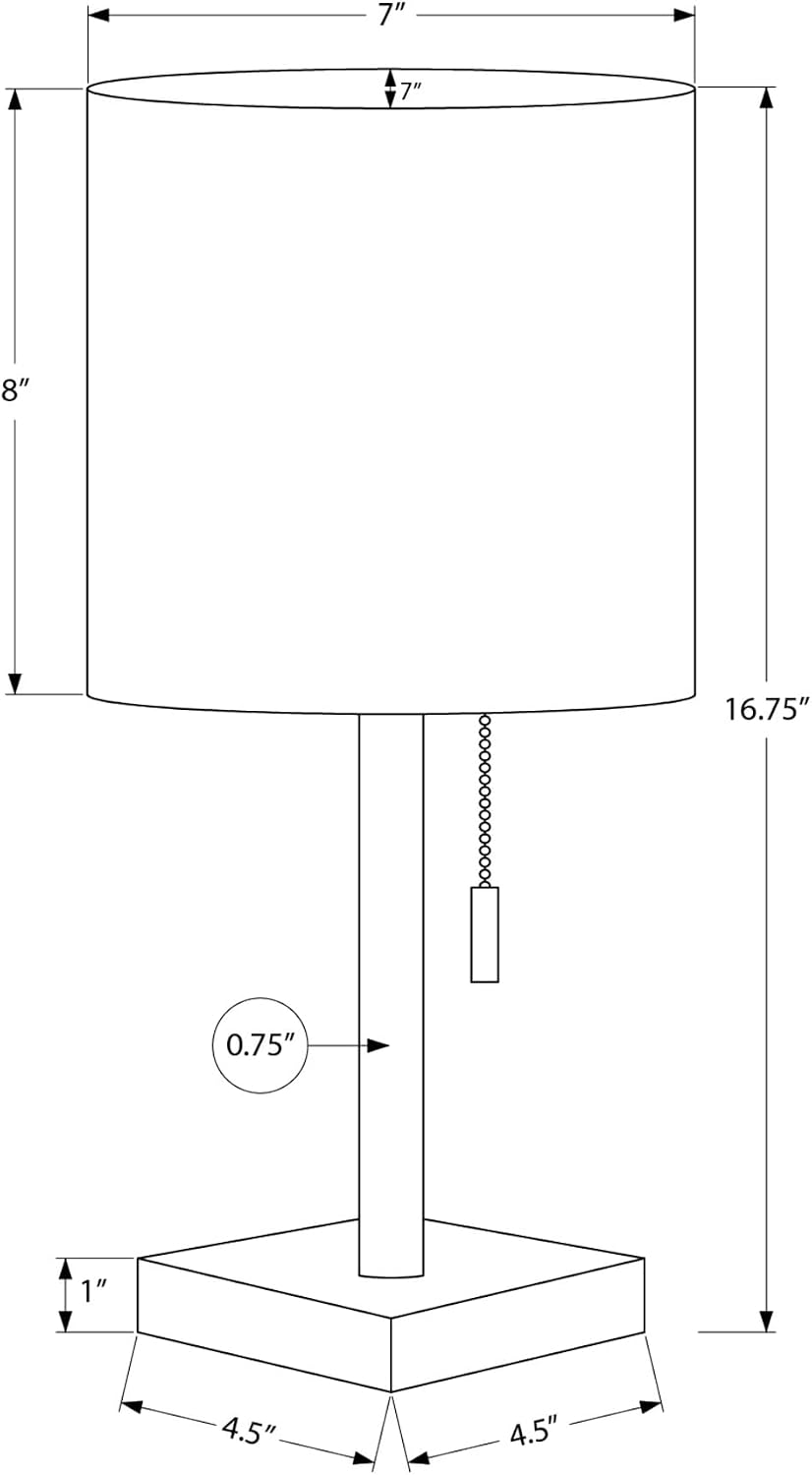 Set Of 2 USB Table Lamps With Black Base And Beige Shade