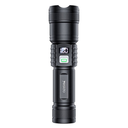 Zoomable LED flashlight