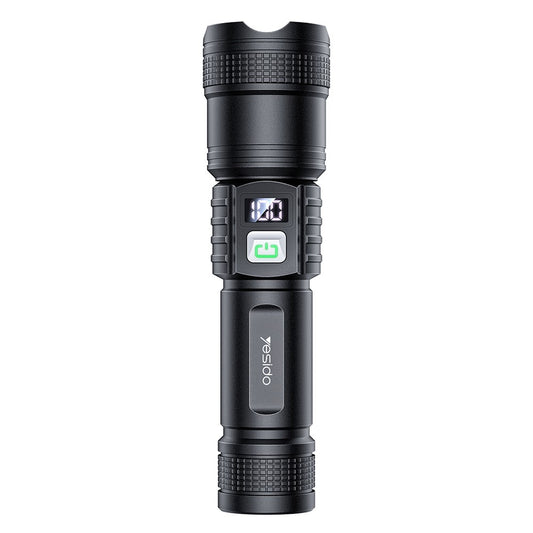 Zoomable LED flashlight
