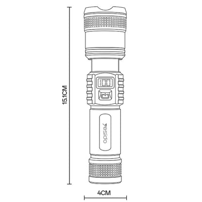 USB rechargeable flashlight