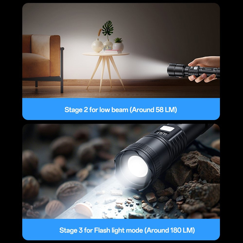 USB rechargeable flashlight
