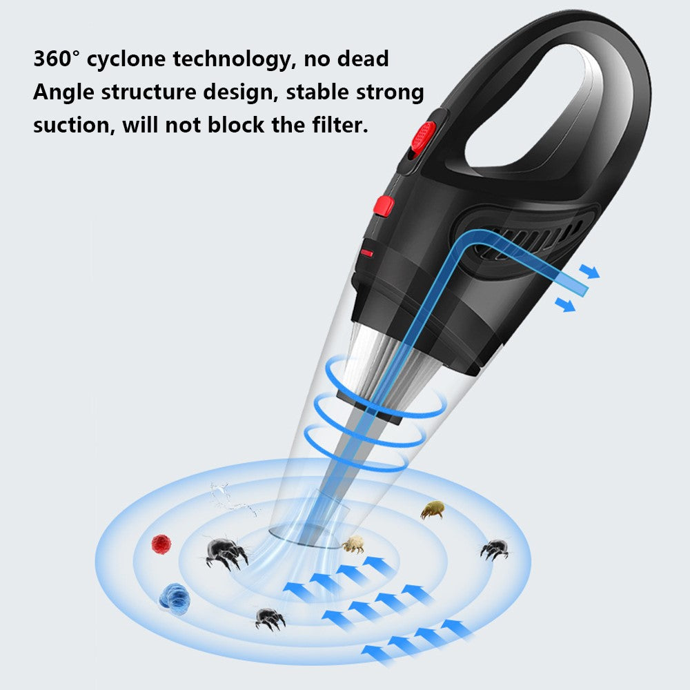 Car Mini Vacuum Cleaner Home Cordless Handheld 4000Pa Cleaning Tool