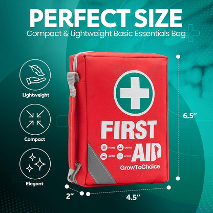 First Aid Kit Portable Emergency Medicine Bag First Aid Products for Minor Wound Care