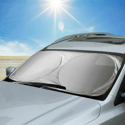 Car Windshield Sun Shade Visor Foldable Large Sunshade for Truck Van Block Cover