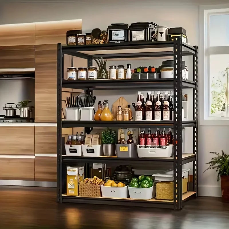 Heavy-Duty Metal Storage Rack 2000 lb Per Shelf