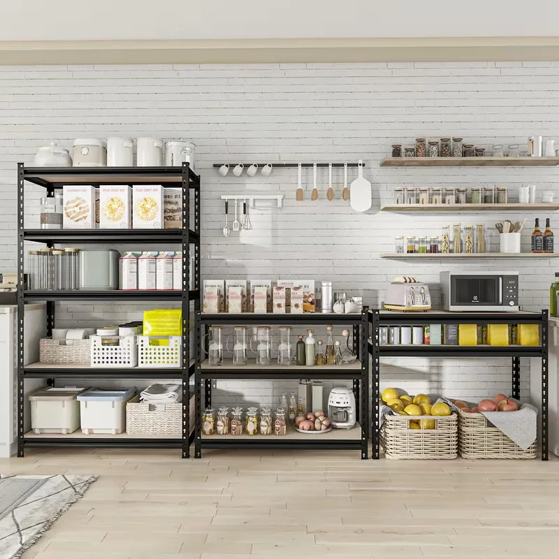 Heavy-Duty Metal Storage Rack 2000 lb Per Shelf