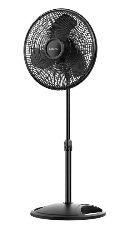 Maximize Comfort with the Lasko 16" Oscillating Adjustable Pedestal Fan, 3-Speeds, S16500