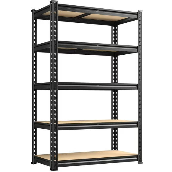 Heavy-Duty Metal Storage Rack 2000 lb Per Shelf