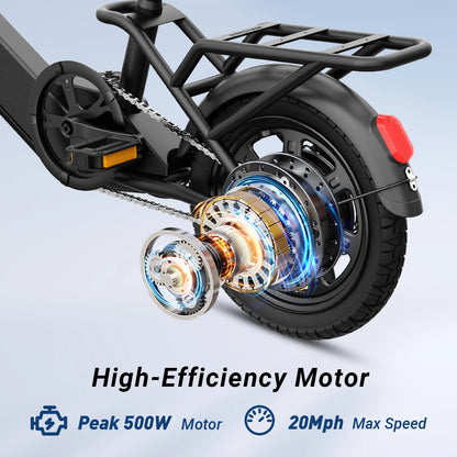 14-Inch Folding Electric Bike – 36V Lithium Battery