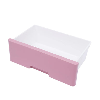 **Modern 5-Layer Pink & White Shoe Cabinet for Entryway**