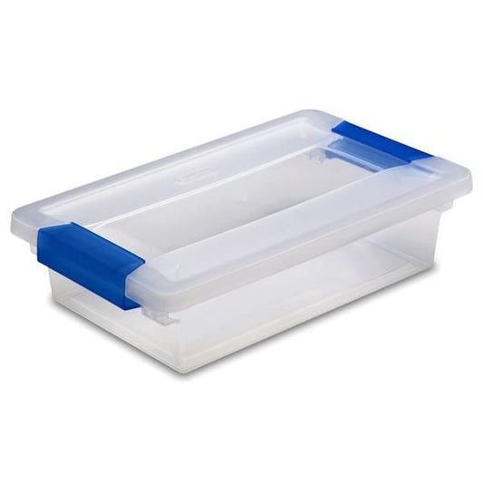 "Organize with Ease: Sterilite Small Clip Box with Soft Fern Latches"