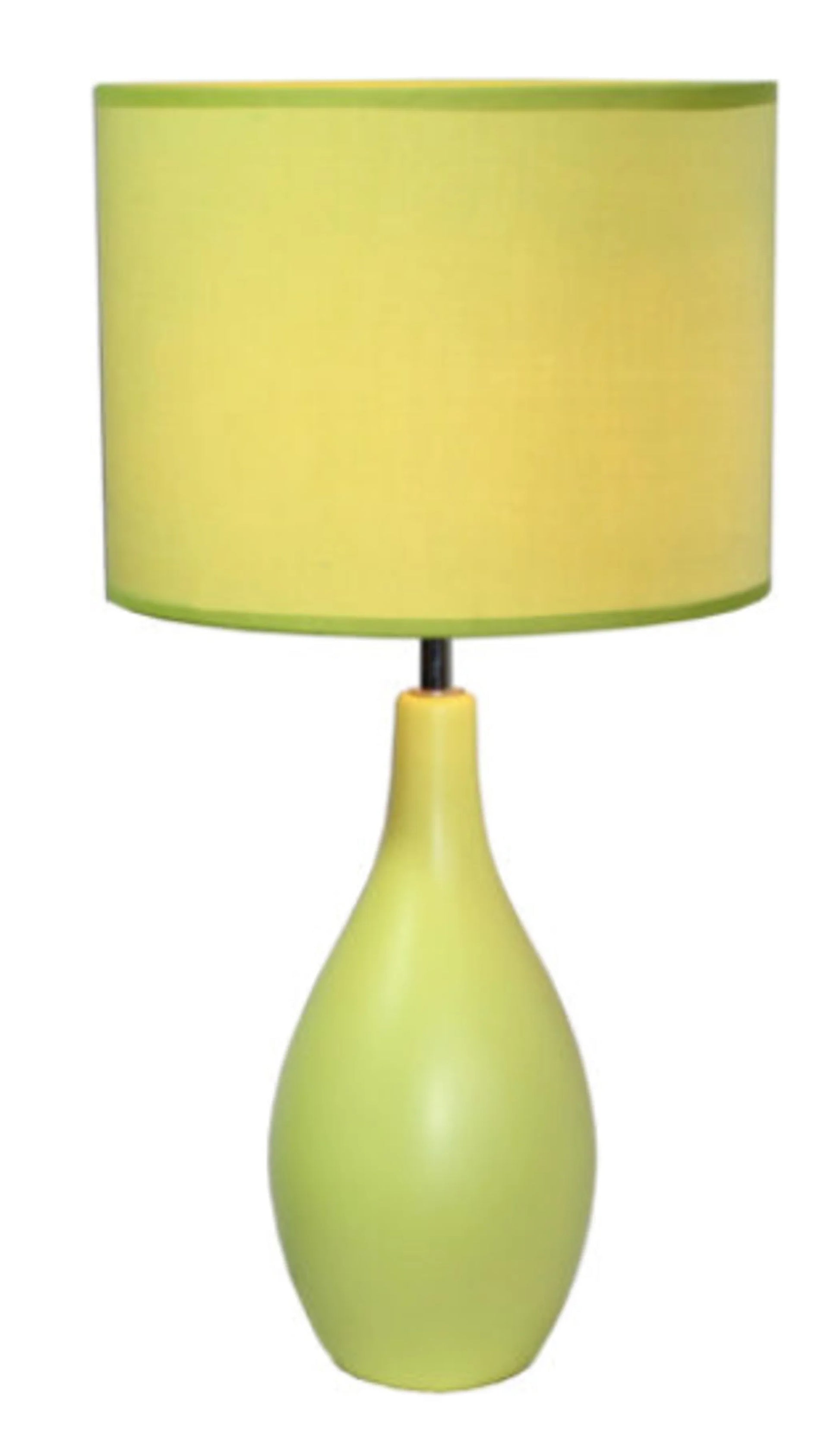 "Modern Ceramic Table Lamp with Oval Bowling Pin Base – Stylish Home Decor Lighting" - Growtochoice LLC