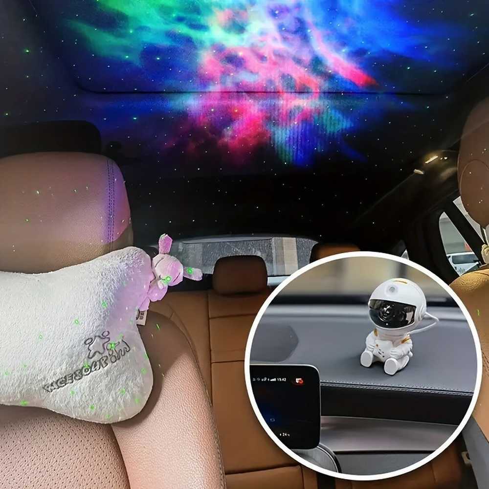 Astronaut Galaxy Projector, Star Projector Galaxy Night Light - Astronaut Light Projector, Starry Nebula Ceiling LED Lamp with Remote Control,