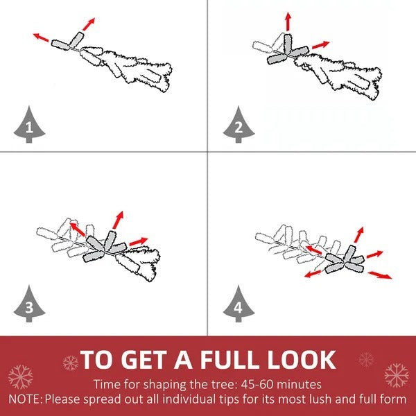 Tall Artificial Christmas Tree 