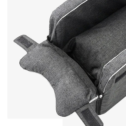 Dog Car Seat Bed Car Central Dog Car Seat Bed Portable Dog Carrier for Small Dogs Cats Safety Travel Bag Dog Accessories - Growtochoice LLC