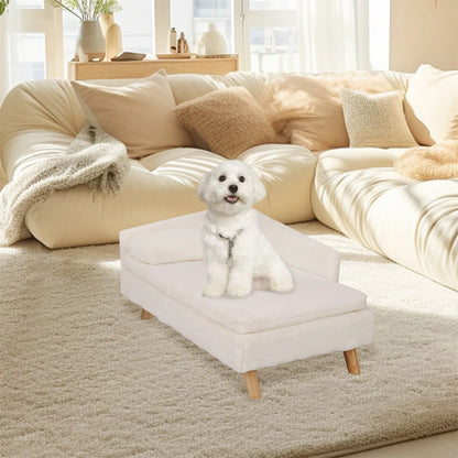 **Nordic Elevated Pet Bed with Cushion and Wood Legs** - Growtochoice LLC