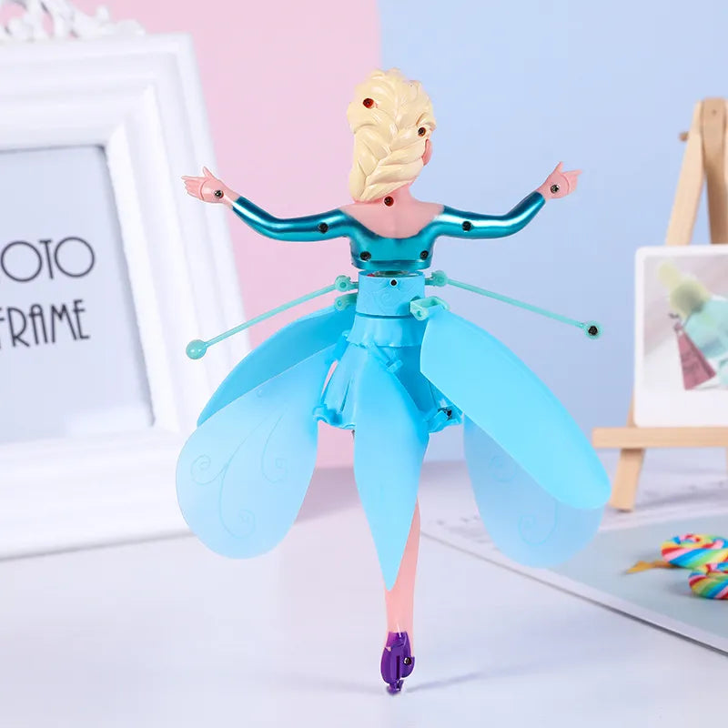 Frozen Cartoon Anime Elsa Induction Flying Magic Fairy Gesture Levitation Flying Toy for children Birthday Gifts - Growtochoice LLC