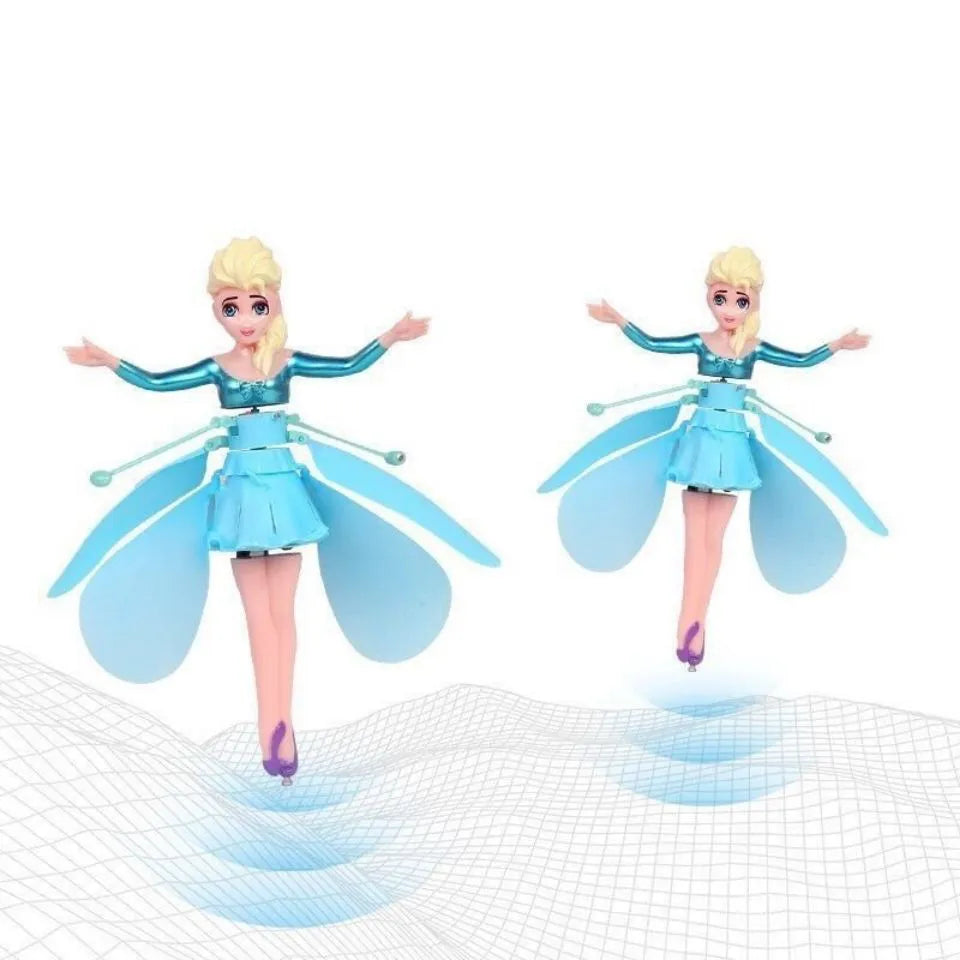Frozen Cartoon Anime Elsa Induction Flying Magic Fairy Gesture Levitation Flying Toy for children Birthday Gifts - Growtochoice LLC