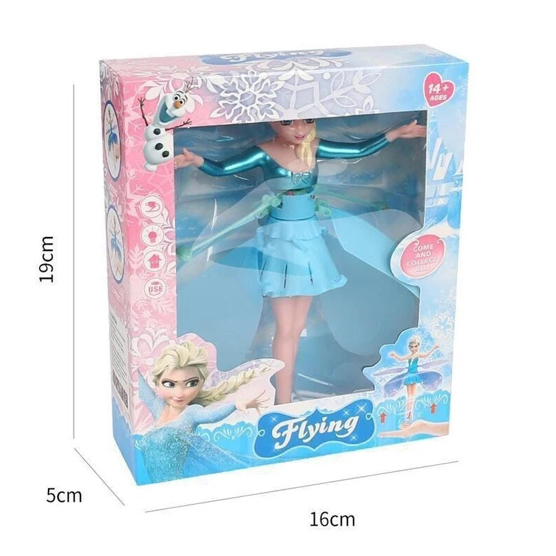 Frozen Cartoon Anime Elsa Induction Flying Magic Fairy Gesture Levitation Flying Toy for children Birthday Gifts - Growtochoice LLC