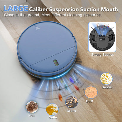 GOOVI BR151 Robot Vacuum, 4500Pa Suction 3 in 1 Mopping Sweeping - Growtochoice LLC
