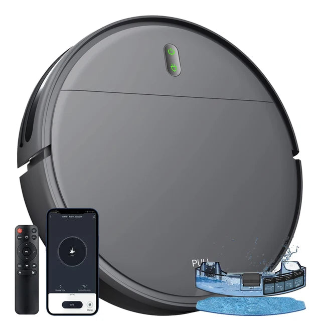 GOOVI BR151 Robot Vacuum, 4500Pa Suction 3 in 1 Mopping Sweeping - Growtochoice LLC