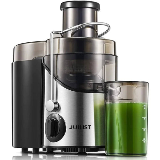 3" Wide Mouth Juicer Extractor Max Power 800W, for Vegetable and Fruit with 3-Speed Setting, 400W Motor, BPA Free - Growtochoice LLC