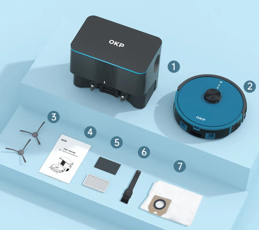 Robot Vacuum with Self-Emptying Dock, 3800Pa Suction, LiDAR Navigation & 5L Dust Bag – Hands-Free Cleaning for 10 Weeks - Growtochoice LLC