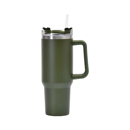Stainless Steel Insulated Cup 40oz Straw - Growtochoice LLC