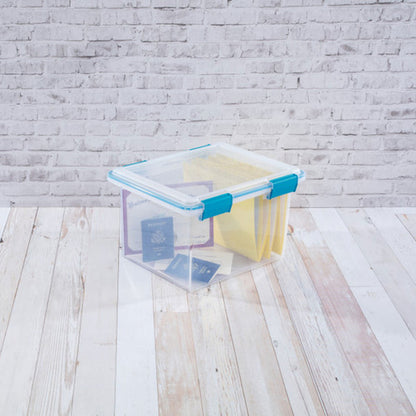 Sterilite 32 Qt Storage Container Totes with Latching Lids